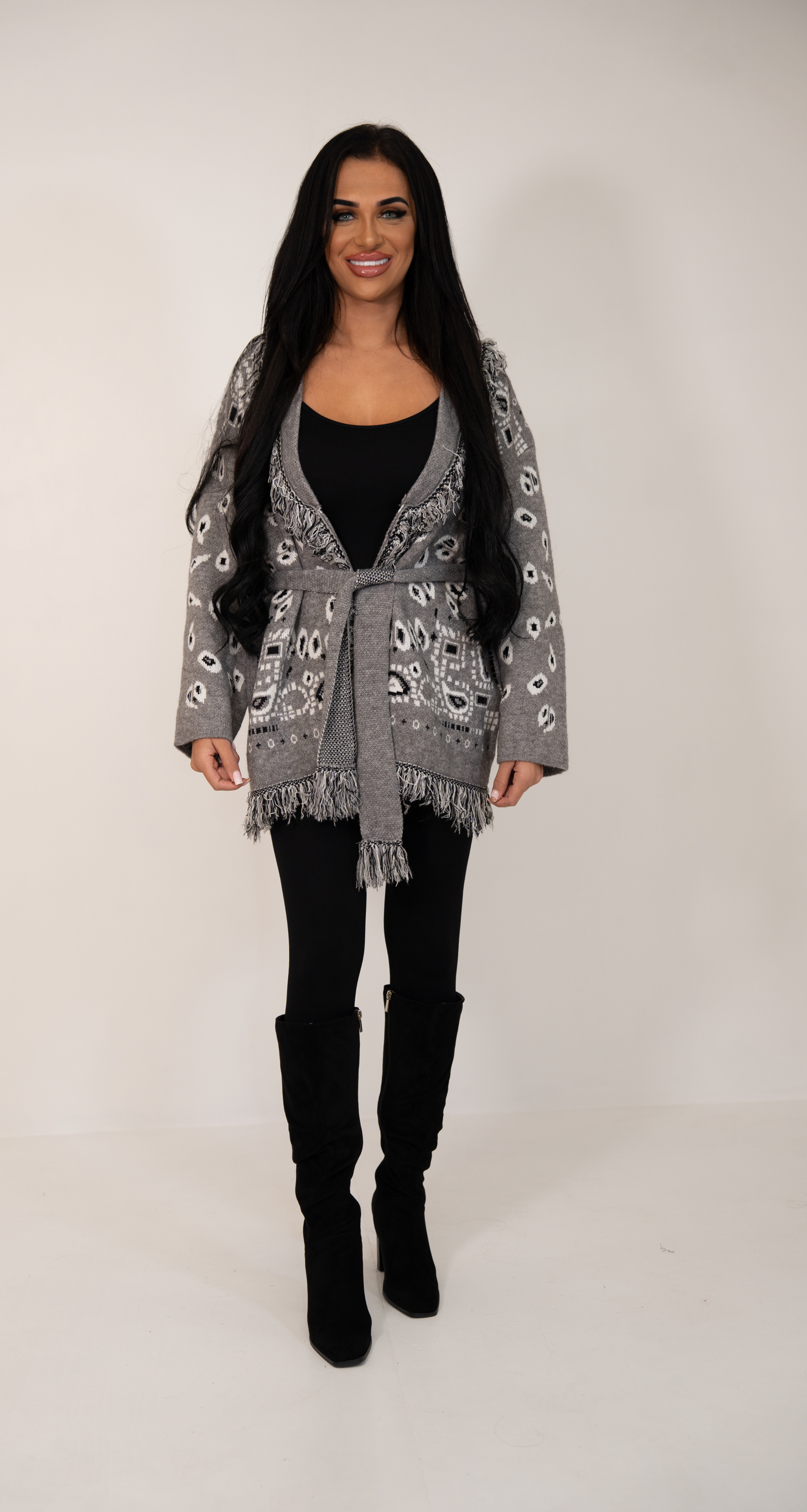 Lumière Fringe Cardigan