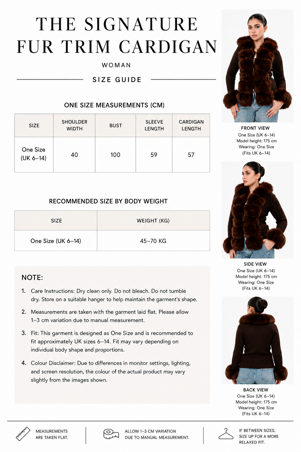 The Signature Fur-Trim Cardigan