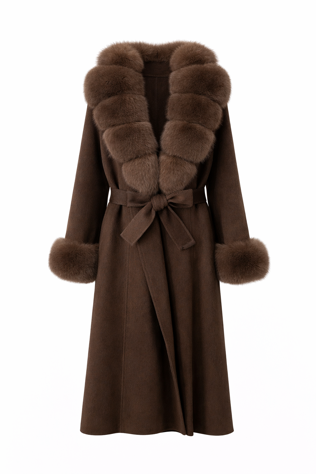 L’Atelier Khaï Fur-Collar Coat
