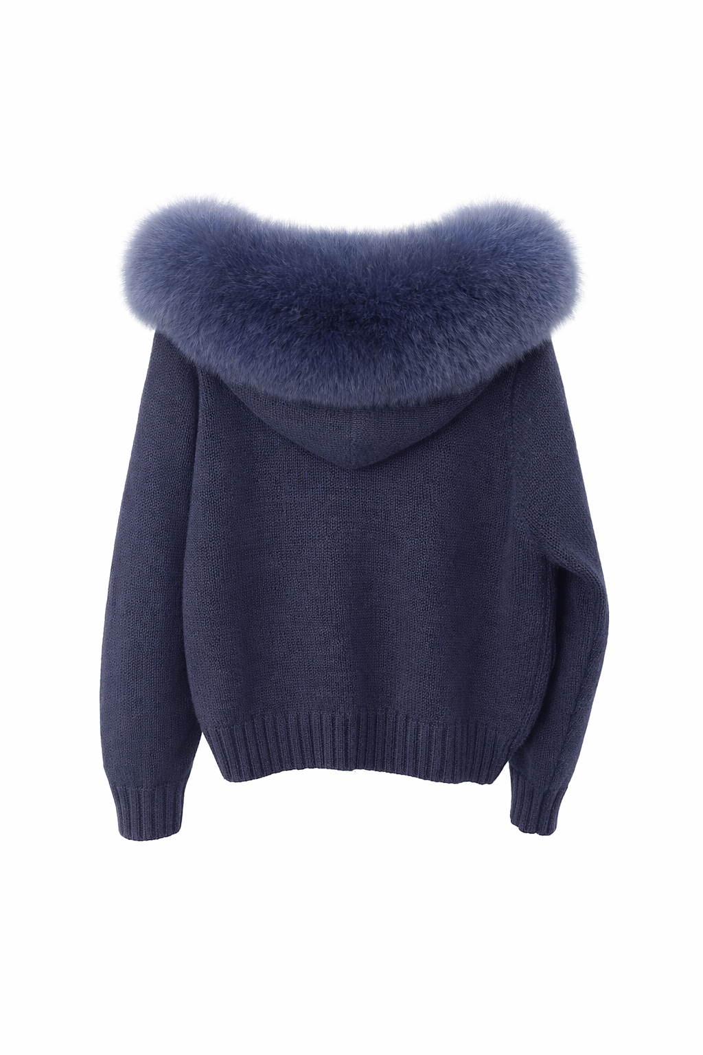 Étoile Fur-Trim Zip Cardigan