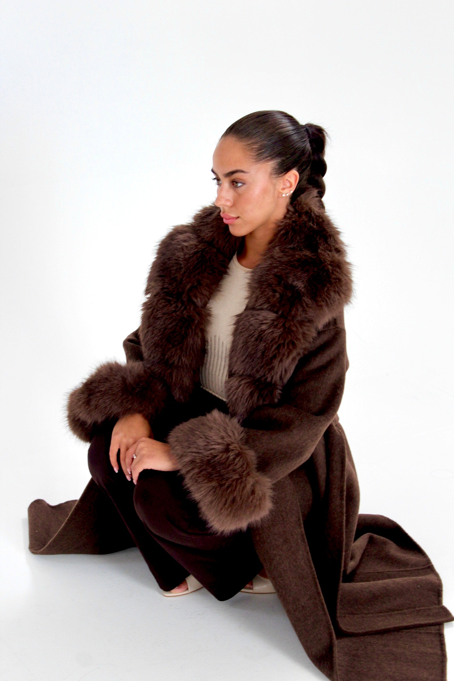 L’Atelier Fur-Collar Coat