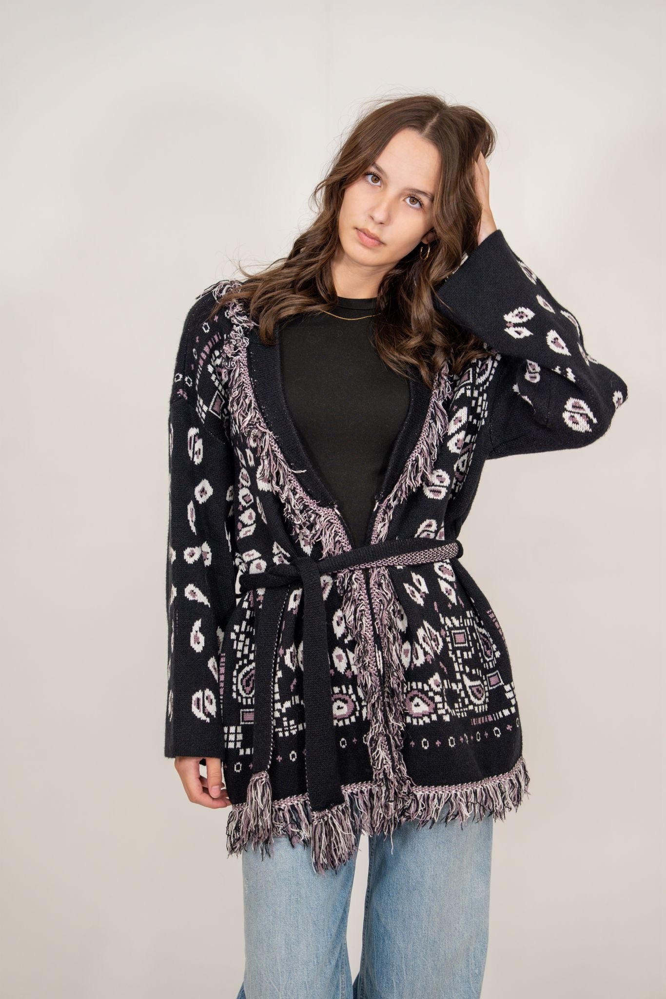 Lumière Fringe Cardigan